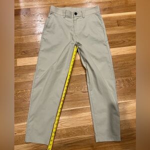Lululemon tan relaxed tapered trouser